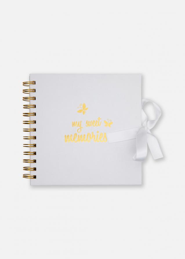 Burde Sweet Memories White - 18x18 cm (48 White pages / 24 sheets)