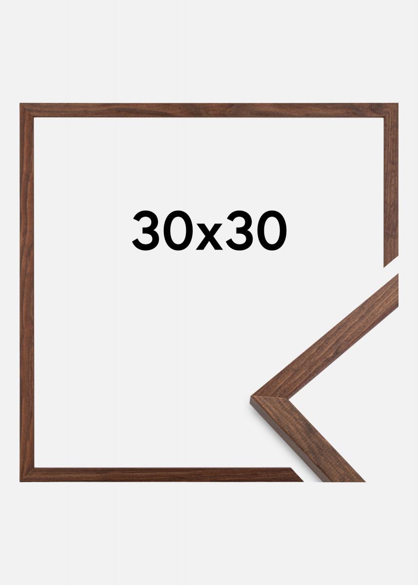 Buy Frame Galant Walnut 30x30 cm here 