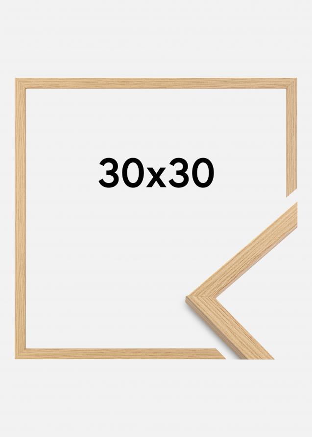 Set of 3 Poster Frames Modern Gold 40x60 cm with acrylic glass / MDF
