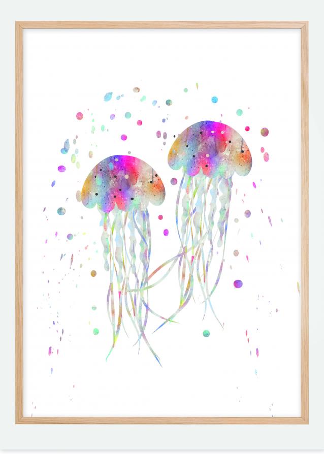 Bildverkstad Jellyfishes stingers Poster