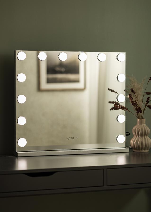 KAILA KAILA Make-up Mirror Base LED 14 Silver 65x56 cm