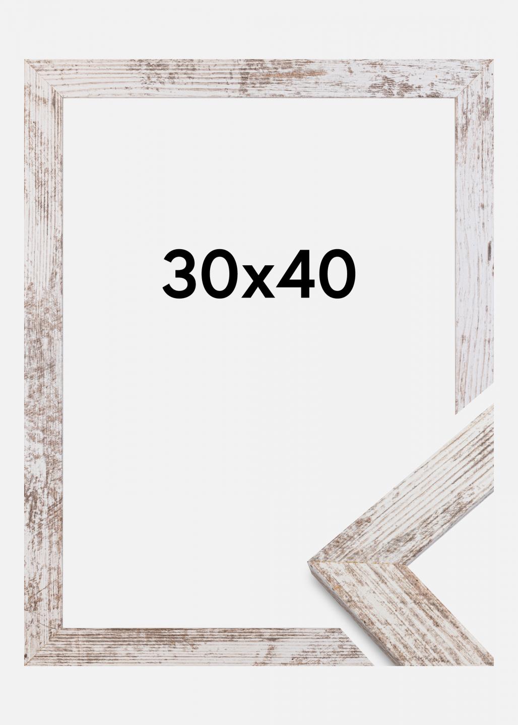 30x40 white deals frame