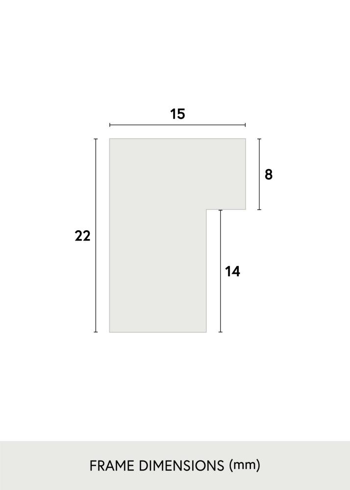 Estancia Frame Exklusiv White 60x80 cm