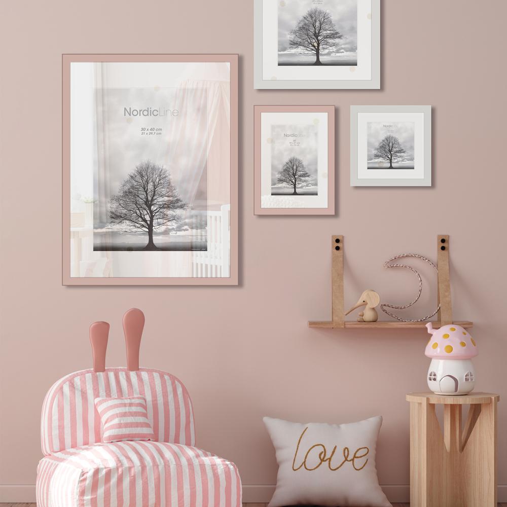 Incado Frame NordicLine Dirty Rose 50x70 cm