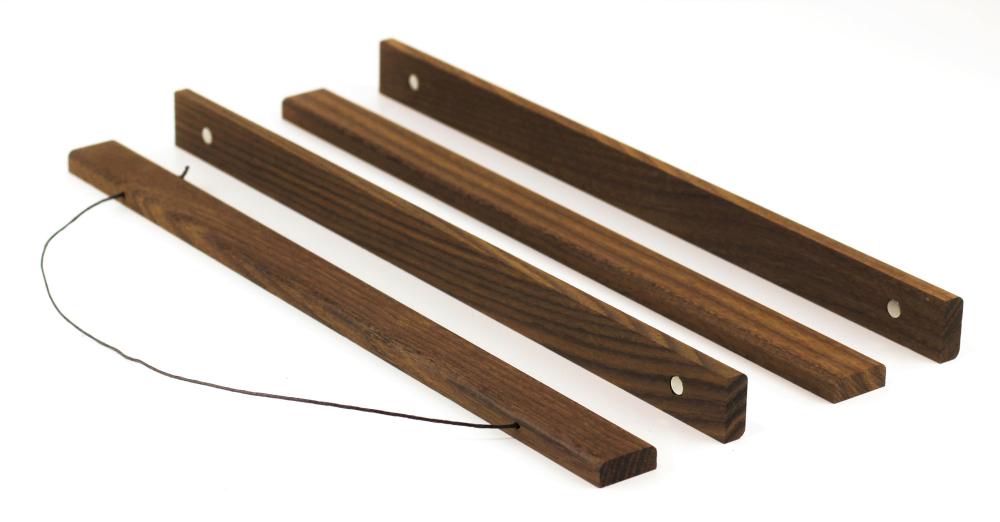 Estancia Poster hangers Walnut - 100 cm