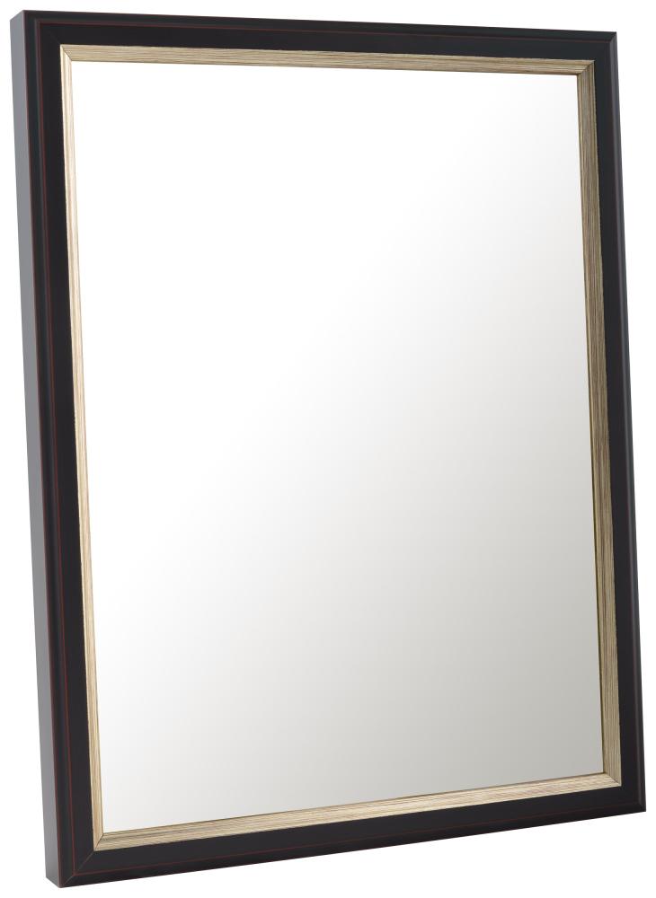 Ramverkstad Mirror Nyhyttan Brown / Silver - Custom Size