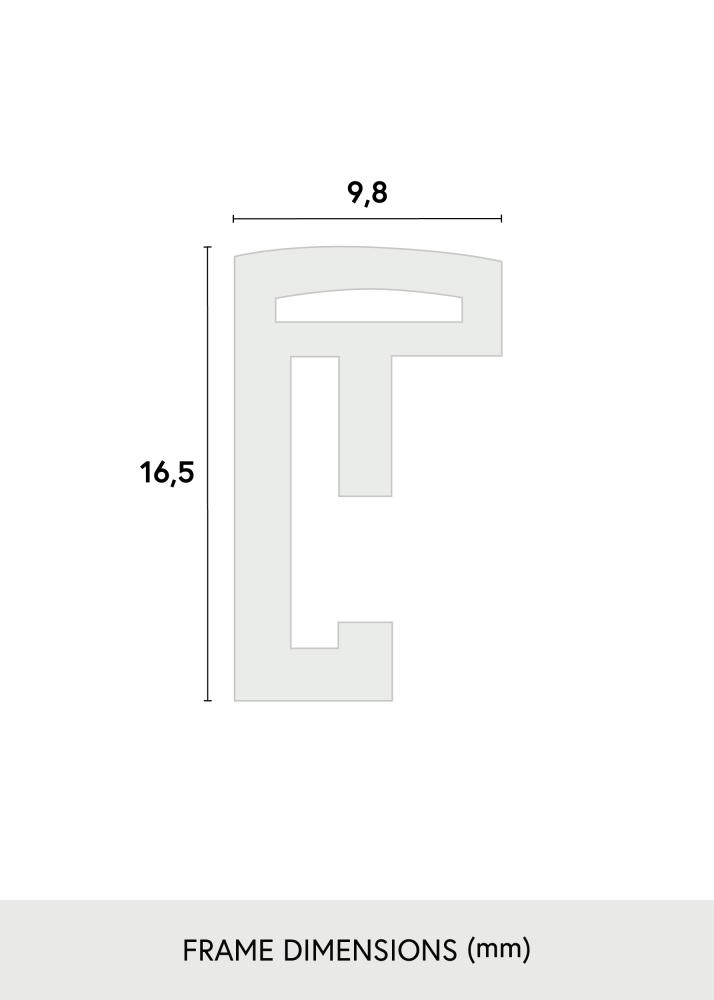 Walther Frame New Lifestyle Acrylic glass Shiny Gold 60x80 cm