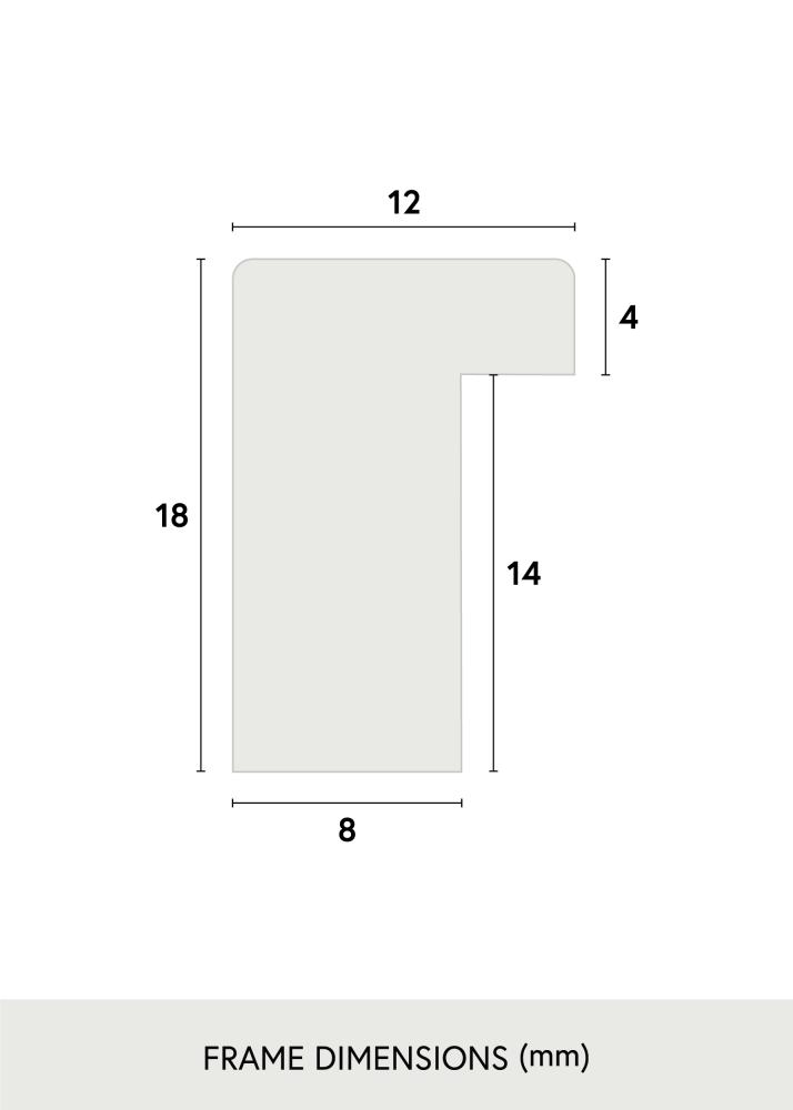 Estancia Frame Oslo Acrylic glass Oak 60x80 cm