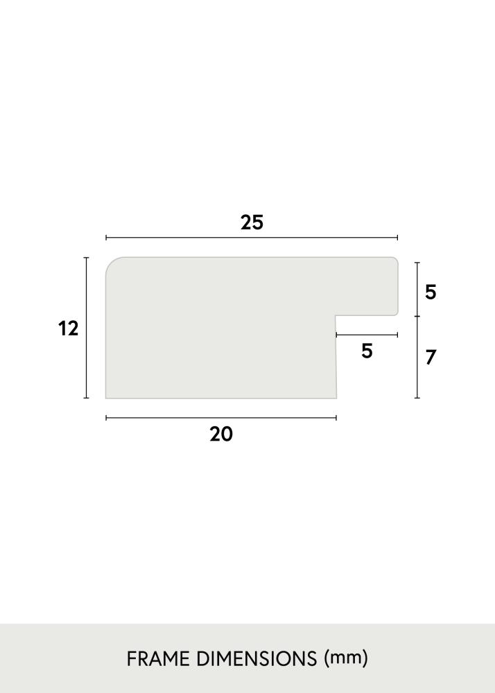 Artlink Frame Trendline Acrylic Glass White 70x80 cm