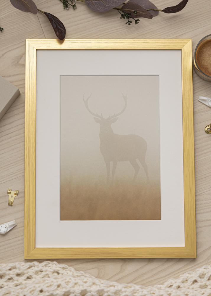 Ramverkstad Frame Gold Wood - Custom Size