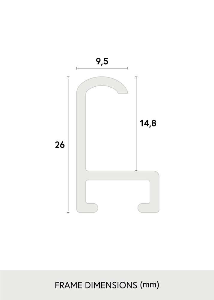 Ramverkstad Frame Sandhamn Silver - Custom Size